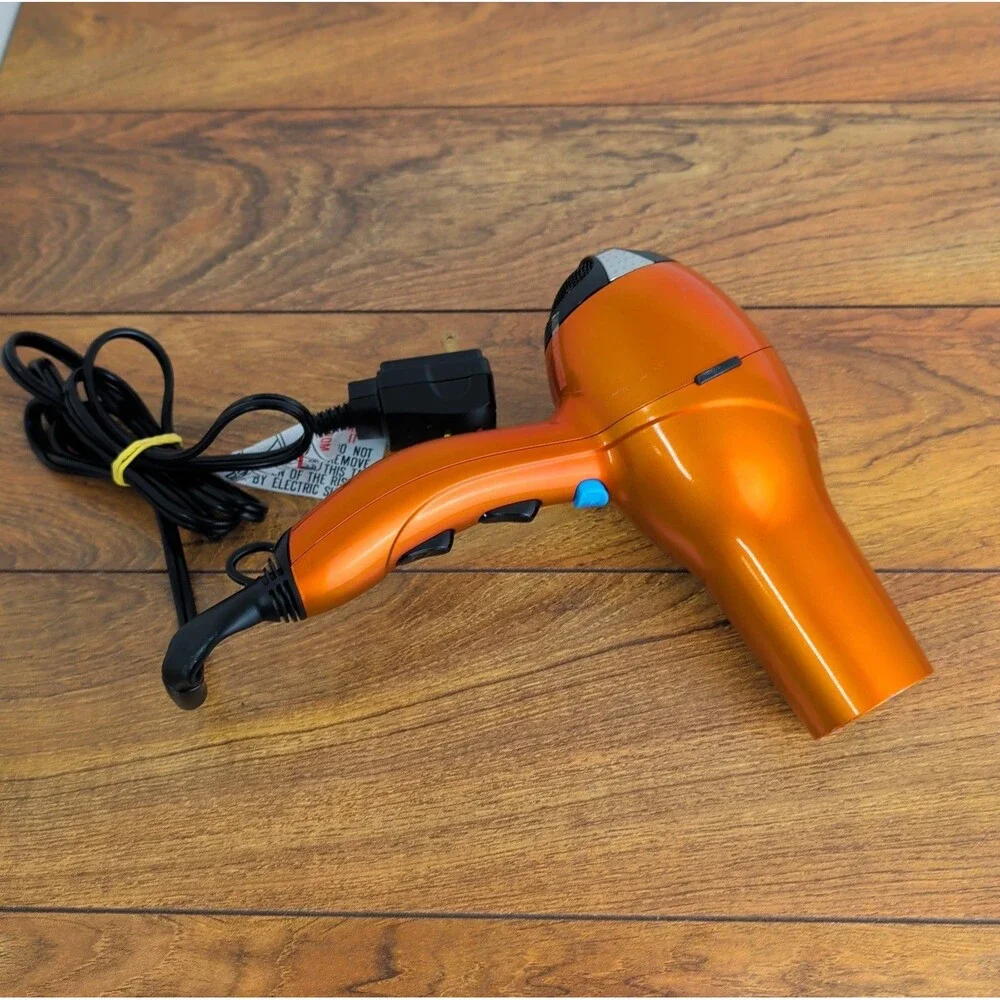 Metallic Orange CONAIR Hair Dryer Infiniti Pro Conair Hair Dryer Hot Warm Cool
